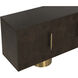 Kresteven 80 X 19.75 inch Gold with Brown Sideboard